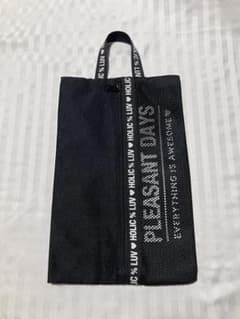 【美品】 新学期 上履き入れ シューズバッグ メッシュシューズバッグ ブラックのサムネイル