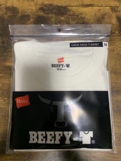 Hanes BEEFYーT 短丈 ヘインズ ビューフィーT アメカジ ホワイトのサムネイル