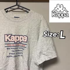 UsedTシャツ 半袖 古着　Kappa  ライトグレー　ホワイトのサムネイル