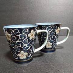 新品 波佐見焼 龍庵窯 ペアスリムマグカップ レストラン お祝い - メルカリ