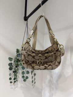 COACH ワンショルダーバック2way ターンロック シグネチャー　18756 COACH ワンショルダーバック2way ターンロック シグネチャー 18756