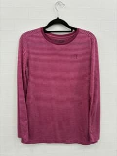 Millet ピンクのストライプ長袖Tシャツのサムネイル