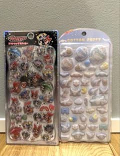 パワーパフガールズ　プチドロ　シナモロール　コットンパフィー　２点正規品即日発送のサムネイル