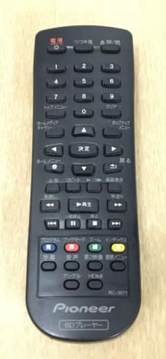 Pioneer BDプレーヤー用 純正リモコン RC-3071 動作確認済のサムネイル