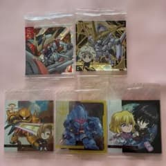 ガンダムウェハースシール５枚セット ガンダム、端白星&ウィスタリオ、アファムなどのサムネイル