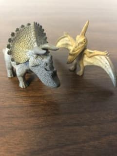 恐竜フィギュア シャクレルダイナソー　2体セット　トリケラトプス・プテラノドンのサムネイル