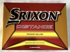 SRIXON DISTANCE ゴルフボール 12球セット パッションイエローのサムネイル