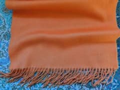 ジョビンエルメスHERMES カシミヤスマフラートール オレンジ5035 ジョビン様専用エルメスHERMES カシミヤスマフラートール オレンジ5035