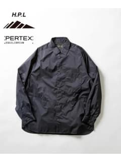 【URBAN RESEARCH】PERTEX 長袖シャツ ブラック Lのサムネイル