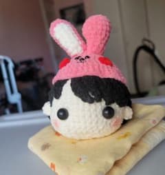 BTS ジョングク風 あみぐるみ ハンドメイドのサムネイル