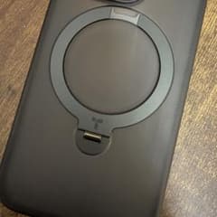 TORRAS 블랙 iPhone15pro 태엽식 마그넷 링 첨부
