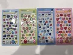 ボンボンドロップシール風　3Dたまごっち4枚セットのサムネイル