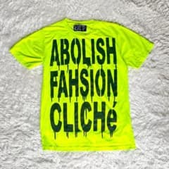 イタリア製 ビッグロゴ Tシャツ ネオンカラー Y2K ダンス 衣装 イベント