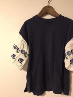 needle works１４０花柄刺繍チュニックnamekkuyui様のサムネイル