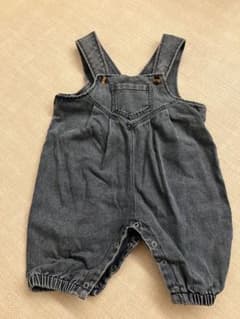 【新品未使用】ベビー服 デニム サロペットのサムネイル