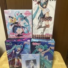 未開封 初音ミク プライズフィギュア 4個まとめ売り おまけアクリル