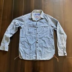 DENIM CRAFT 長袖シャンブレーシャツ Mサイズのサムネイル