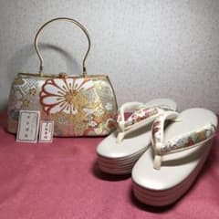 振袖バッグ 草履　セット　サイズＭのサムネイル