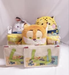 ズートピア２ ならべてどーみぃふれんず おおきい！ぬいぐるみ ブランケット他②