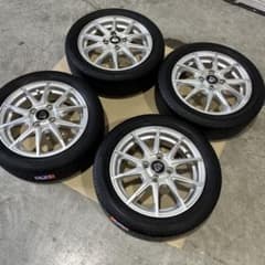 165/55r/14 サマータイヤ　アルミホイール 4本セットのサムネイル
