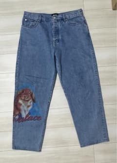 palace P90 buggy denim Rabbit ウサギ