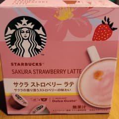 ドルチェグスト　STARBUCKS　サクラ ストロベリー ラテ　４杯分のサムネイル
