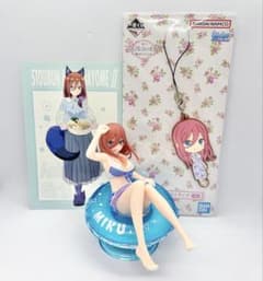 오등분의 신부 Aqua Float Girls 삼가 피규어 상품 세트