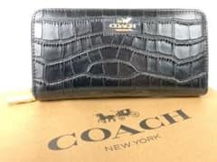 ☆新品未使用☆COACH コーチ 長財布 クロコ柄のサムネイル