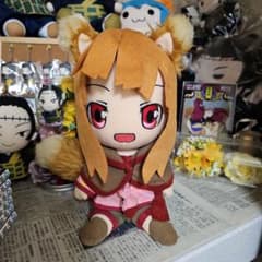 狼と香辛料Ⅱ　ホロ　ぬいぐるみ　青島文化教材社　キャラもふ 朔*夜様 狼と香辛料Ⅱ ホロ ぬいぐるみ 青島文化教材社 キャラもふ