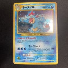 極美品 オーダイル 旧裏 キラ ホロ プレミアムファイル - メルカリ