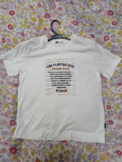 半袖ホワイトTシャツ　刺繍のサムネイル