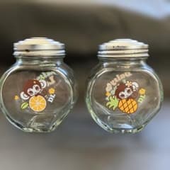 平成レトロ Daisy Lovers フルーツモチーフガラス瓶 2個セット - メルカリ