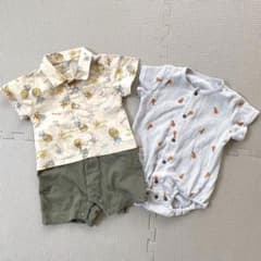半袖ロンパース　70サイズ　2枚セットのサムネイル