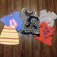 女の子服6着まとめ売り♡ （ビケット80トップス含む）のサムネイル