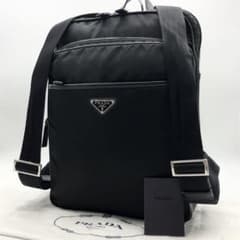 極希少 現行 プラダ リュック 2way 三角ロゴ ナイロン サフィアーノ 