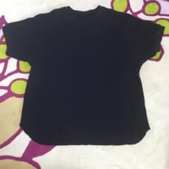 ユニクロ ワッフルクルーネックT ネイビー  3XL ※26日まで！のサムネイル