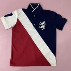 Admiral ゴルフポロシャツ L ネイビー/ホワイト/レッドのサムネイル