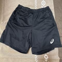 ASICS 黒パンツ ポケット付きのサムネイル