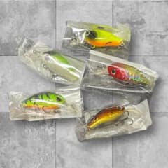 Brand New and Unused Hurdle Crankbait, Set of 5, Bass Fishing, Sea Fishing, Fishing Tackle