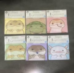 이치 반 쿠지 파충류 & 양서류 vol.2 I 상 지퍼 가방 6 종 세미 콤프
