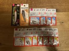 DAISO釣り具セットメタルバイブスイベル付ブレードシンキングミノーのサムネイル