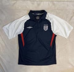 Umbro イングランド代表 ポロシャツ ハーフジップ サッカー 00s - メルカリ