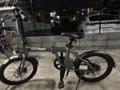 ※linola 様専用　　ERWAY A-01 折りたたみ電動自転車 グレーのサムネイル