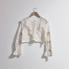 fig London フラワーチュールレース ボレロブラウス - メルカリ