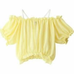 お値下げ可*シフォンオフショルチュニックのサムネイル