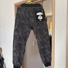 押*忍様 AAPE BY A BATHING APE カモフラ スウェットパンツのサムネイル