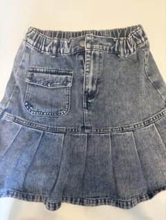 SHEIN デニム プリーツスカート 160のサムネイル