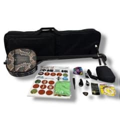 沖縄三線 ソフトケース 爪 替え弦付き 初心者 入門 弦楽器 和楽器 人工革 蛇 沖縄三線 ソフトケース 爪 替え弦付き 初心者 入門 弦楽器 和楽器 人工