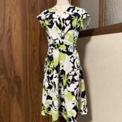 エジェリー✳︎EGERIE✳︎花柄デザインストレッチワンピース✳︎美品