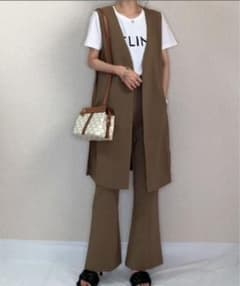 【7/31までの出品】Re:EDIT ジレ パンツ セットアップのサムネイル